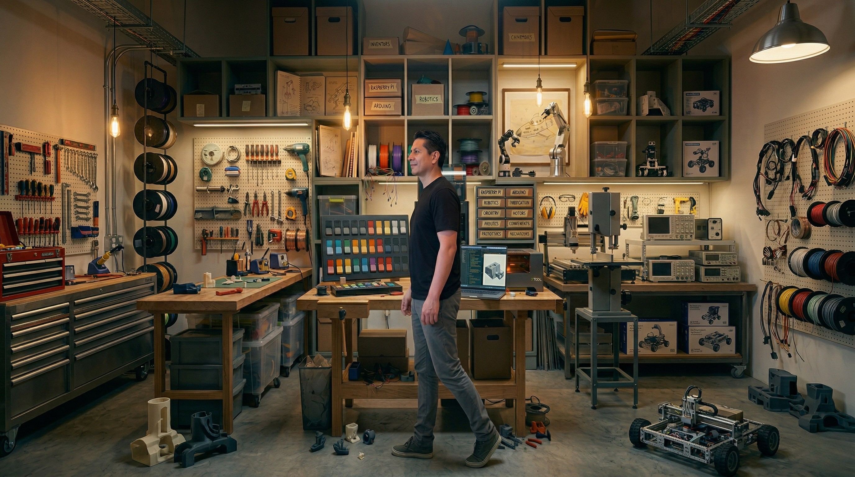 El taller de NM Labs - Nes Miranda en su espacio de trabajo